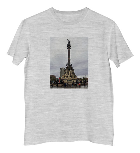 Remera Hombre Cristobal Colon Monumento Importante