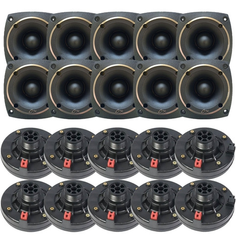 Kit 10 Super Tweeter + 10 Drivers 150w Rms 8 Ohms Atacado