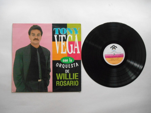 Lp Vinilo Tony Vega Con La Orq Willie Rosario Colombia 1993