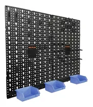Comprar Organizador Herramientas Tablero 50 X 60 X 2 Cm Hogar Taller Ganchos Negros \u002F Gaveteros Celestes