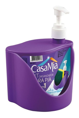 Kit Organizador 2 Em1 Para Pia Detergente Esponja Casamia