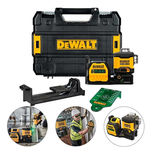 Nivel Laser Dewalt 3 Linhas De 360° Dewalt Dcle34030gb