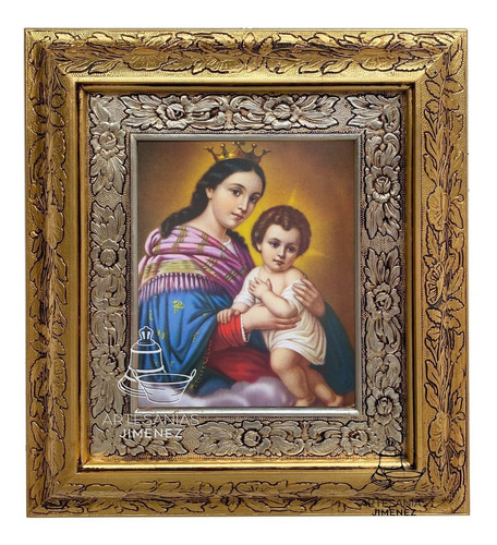 Cuadro Virgen Del Refugio 45x40 Cm