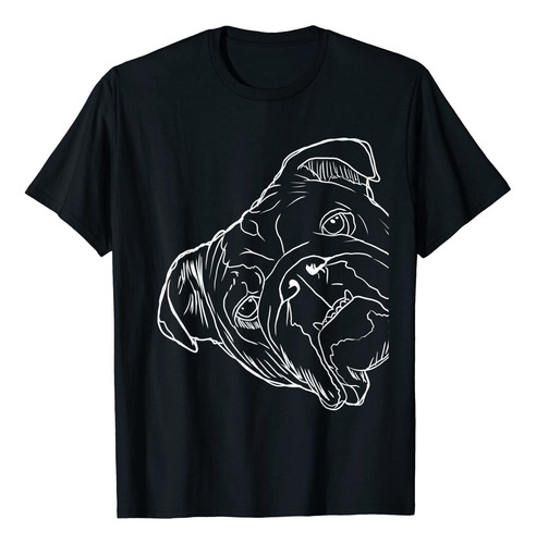 Funny Dog - Camiseta De Inglés Negro S