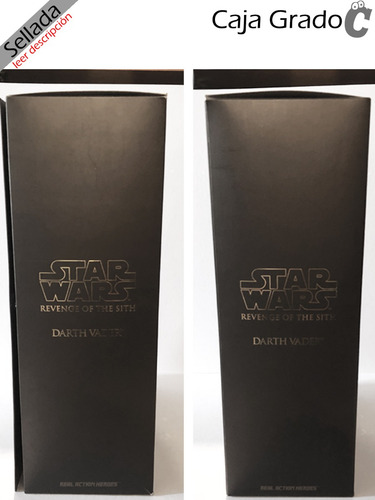 Medicom Rah Darth Vader Star Wars Revenge Sith Escala 1/6 (Usado)