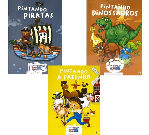 Pintando Dinossauros - Um Toque De Cor, De Todolivro. Série N/a, Vol. N/a. Editora Todolivro, Capa Mole, Edição N/a Em Português