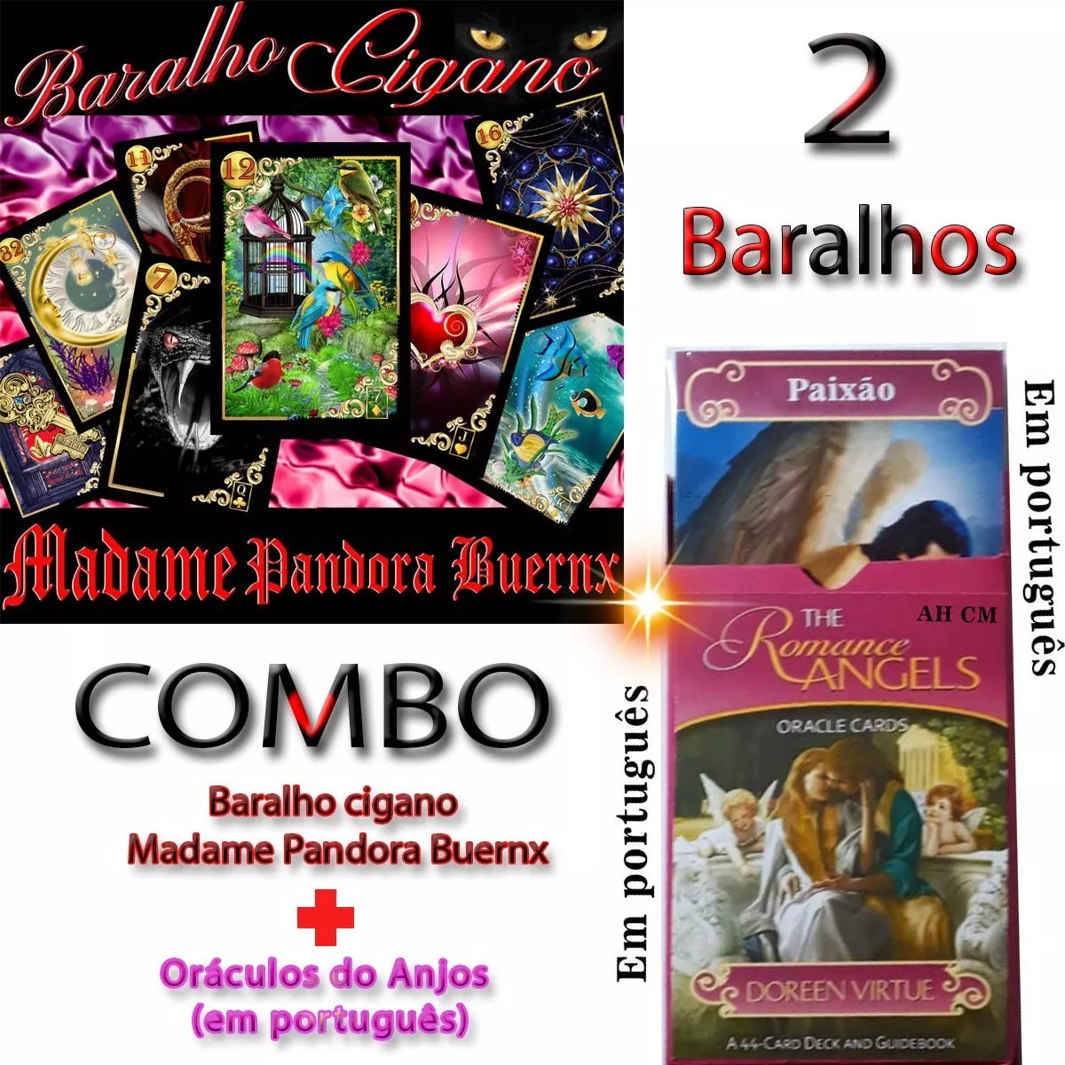 Baralho Cigano Madame Pandora (Lenormand) Frete grátis