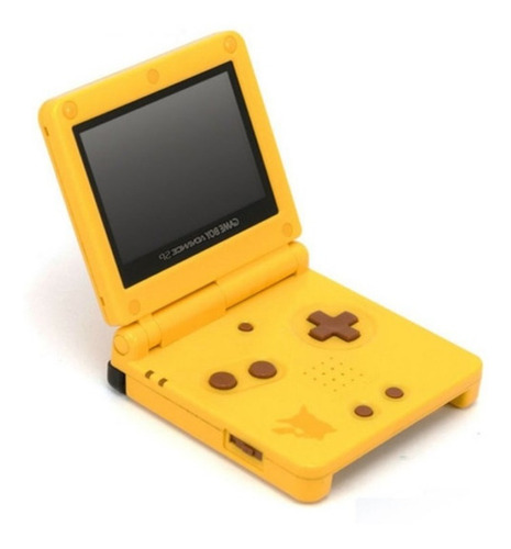 Carcasa Completa Nintendo Gba Sp Ed. Pikachu Gameboy Advance