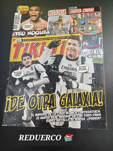 Tiki Tiki 113 Póster Neymar Banega Cauteruccio Higuaín 2013 