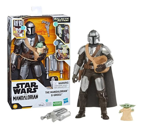 Star Wars Figuras Eletronicas The Mandalorian E Grogu Hasbro