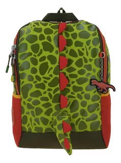 Mochila Dinosaurio T-rex Escamas Co66099 Primaria Chenson