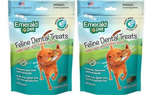 Botana - Botanas Para Gatos - Emerald Pet 2 Pack Of Feline D