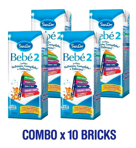 Sancor Bebe 2 Kit 10 Leches X0ml 6 A 12 M Anikashop Sancor Bebe 2 Kit 10 Leches X0ml 6 A 12 M Anikashop
