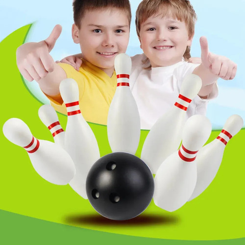 Mz Set De Bolos De Regalo For Niños, 10 Bolos Y 2 Bolas,