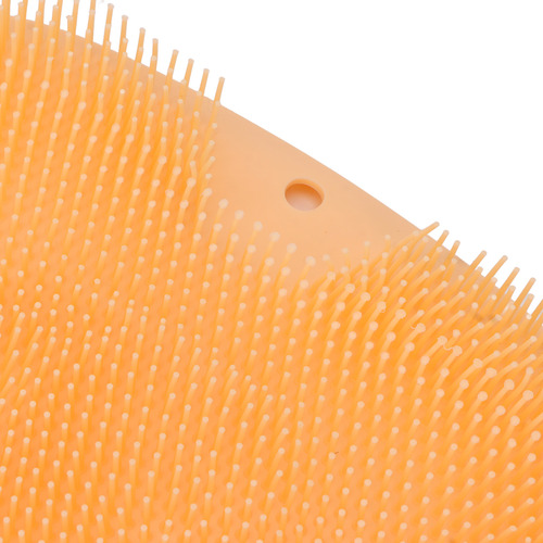 Estera Exfoliante Para Pies, Masajeador, Ventosas, Naranja S