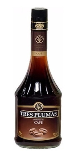 Licor Tres Plumas Crema De Cafe X750cc