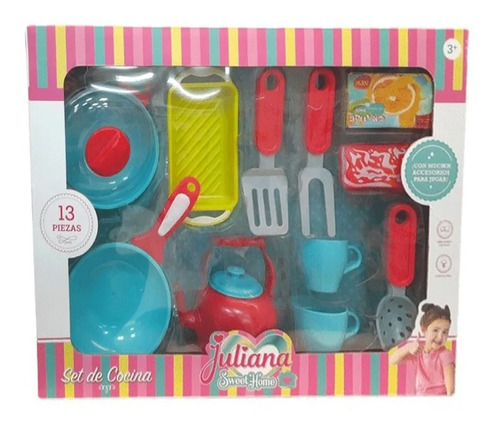 Juliana Sweet Home Set De Cocina 13 Piezas