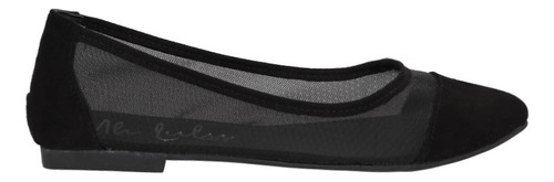 Zapato Piso Casual Pr592277 Corte Textil Negro