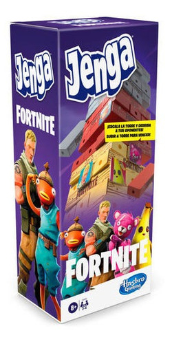 Juego De Mesa Familiar Jenga Fortnite Hasbro 