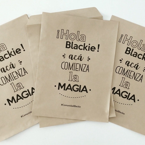 250 Bolsas Papel Sobres 24x30 Madera Ecommerce Poneletulogo