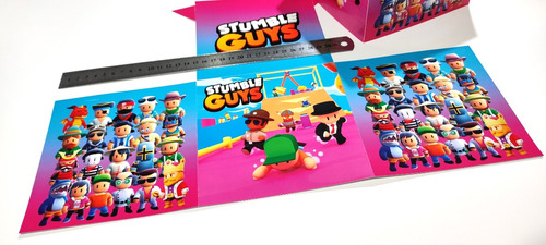 Cubos Deco Mesa Dulce Cumple Stumble Guys X2u