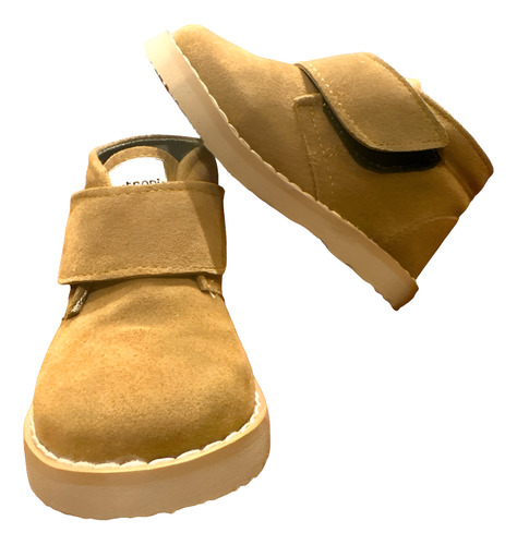 Botas Botitas Gamuza C/ Velcro Chavito Infantil Niños Niñas