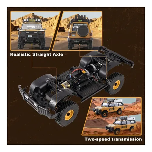 Carro Rc Crawler Fms Fcx10 Camel Trophy 1/10 Land Rover