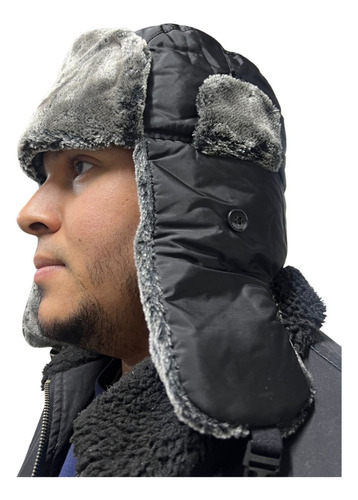 Gorro  Ruso Unisex De Lona Parka Calido Termico