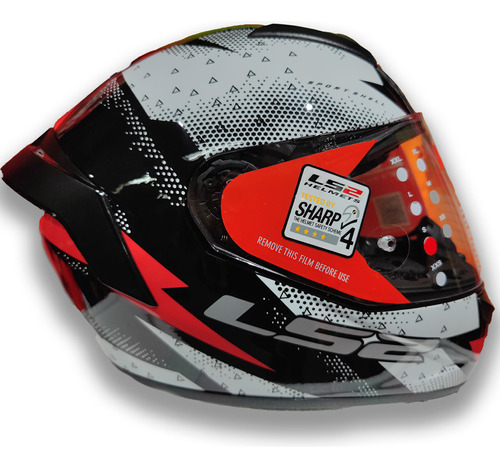 Casco Integral Para Moto Ls2 Rookie 352 Spoiler - City Motor