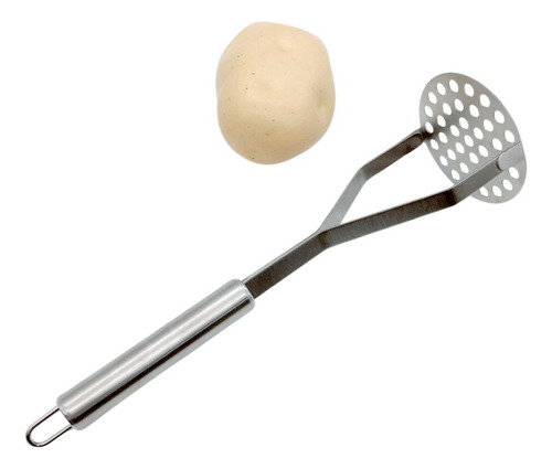 Amassador De Batata Em Inox Com Cabo Rose Gold 26cm Cabo Cromado / Rose Gold