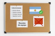 Comprar Pizarra Corcho 120x180 Con Borde Metálico