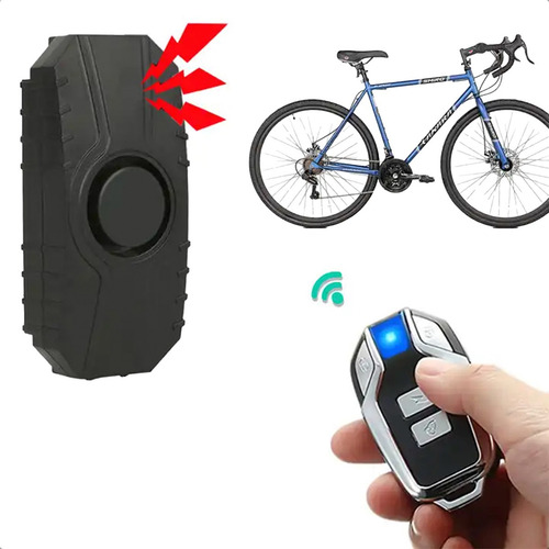 Alarma Sonora Sensor Bicicletas Motos Antirrobo Inalambrica