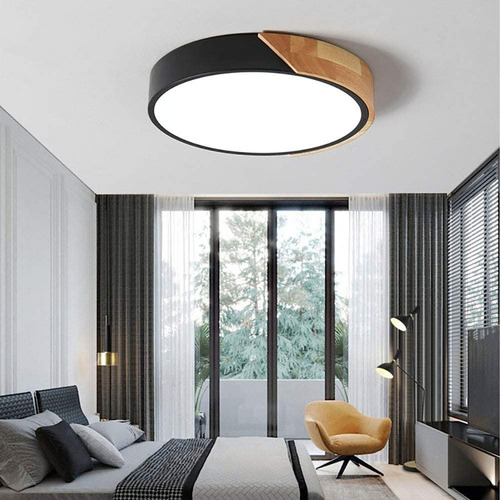 Led Lámpara De Techo Moderna Ø30cm 3 Colors Para Habitacion
