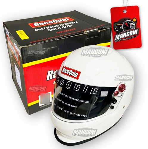 Capacete Racequip Homologado Sfi Tamanho M - Branco