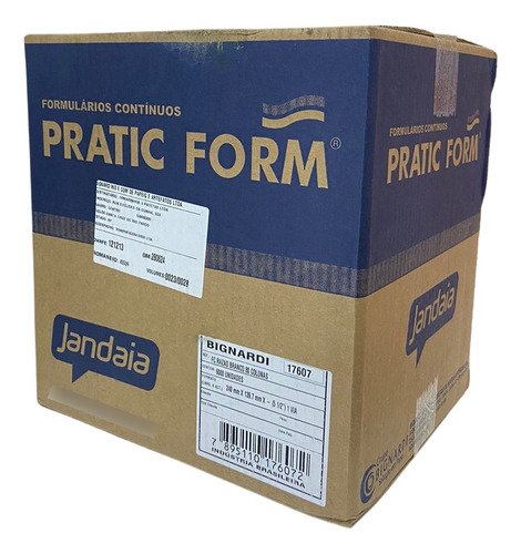 Formulário C. Razão 80 Colunas 1 Via Branco 6000 Un -jandaia
