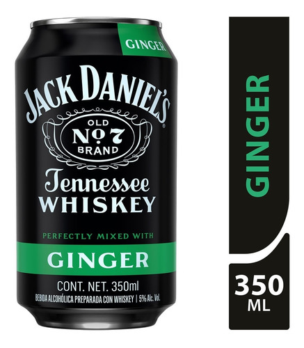 Cooler Jack & Ginger 350 Ml