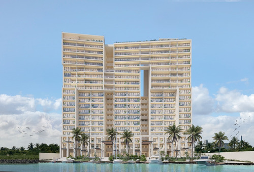 Departamento En Venta En Cancún, Blas, En Exclusiva Zona, Puerto Cancún Y Con Amenidades De Primer Nivel