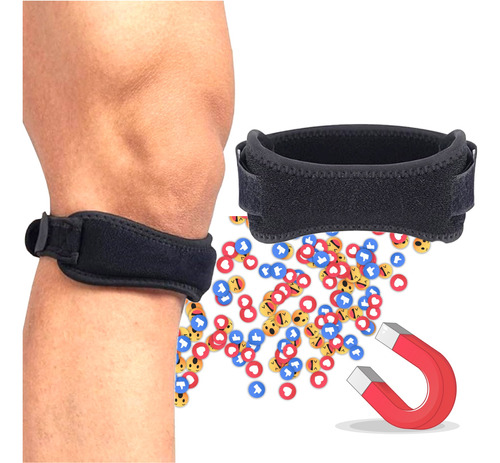 Cincha Rotuliana Simple Neoprene Menisco Magnética Universal