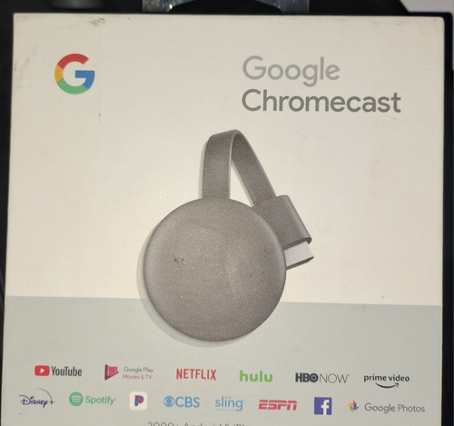 Google Chromecast 3 Como Nuevo