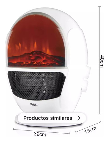 Calentador Eléctrico De Alta Calidad Portátil Tipo Chimenea
