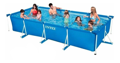 Piscina Estructural Rectangular Intex 450x220x84cm 7127 Lts