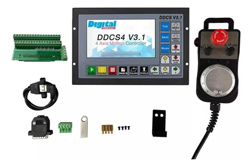 Controladora Cnc 4 Eixos Ddcsv3.1 + Mpg Brinde