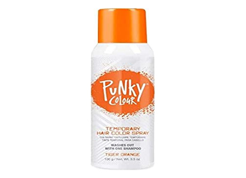 Spray Temporal Punky Para Teñir El Cabello, Naranja Tigre, N