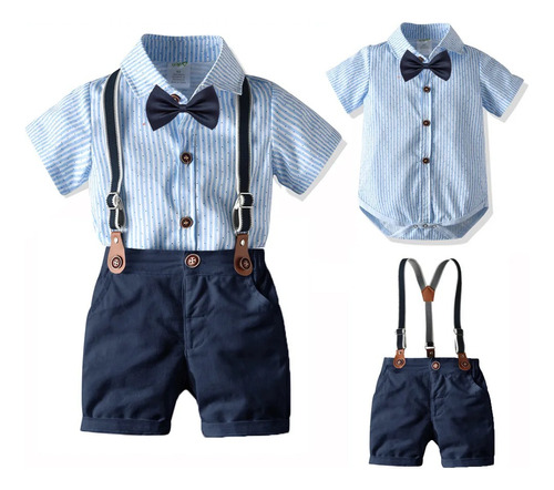 Conjunto Ropa De Niño Camisa Y Short Colores