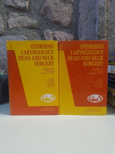 Otorhinolaryngology Head And Neck Surgery - Tomo 1 Y 2 