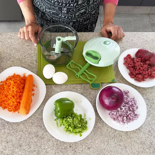 Cocina tirando Manual cuerda para comida procesador trituradora de