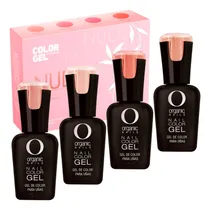 Comprar Colección Nude 4pzs Color Gel Traslúcidos By Organic Nails