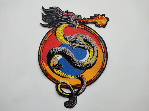 Parche Bordado Dragón Japonés Figura Legendaria Mitología