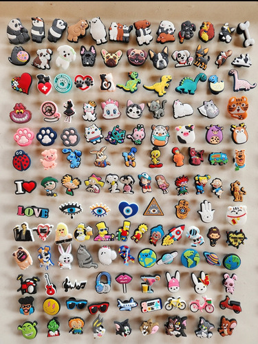 Pins Pines Adornos Para Zuecos Gomones Croks Combo X 6 Elegi