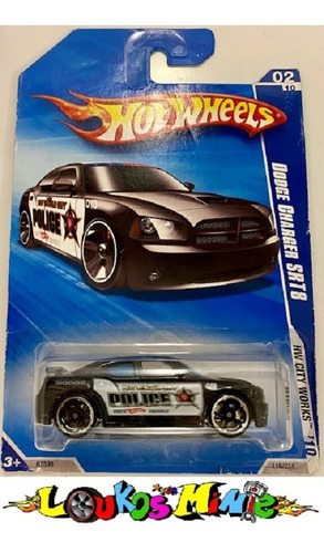 Hot Wheels Dodge Charger Srt8 Hw City Works '10 118/214 Pret